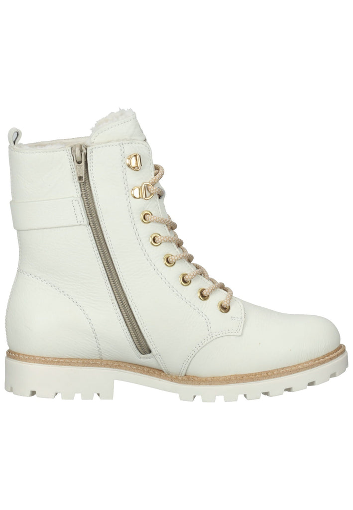 Remonte Stiefelette Glattleder Weiß Warmfutter