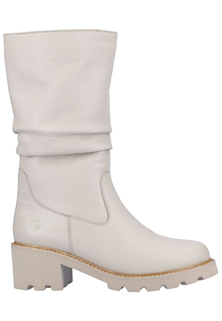 Remonte Stiefelette Glattleder Weiß Warmfutter
