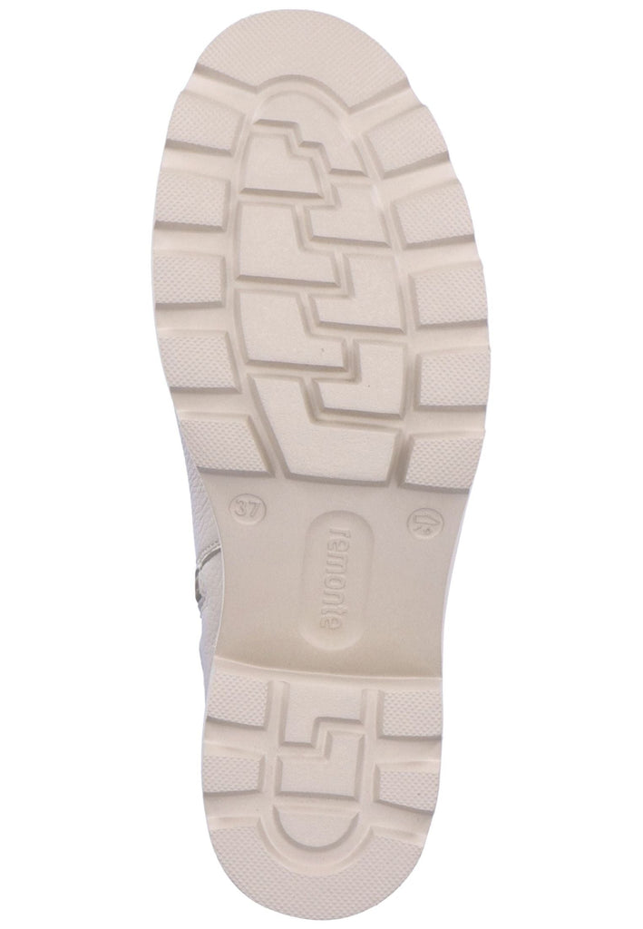 Remonte Stiefelette Glattleder Weiß Warmfutter