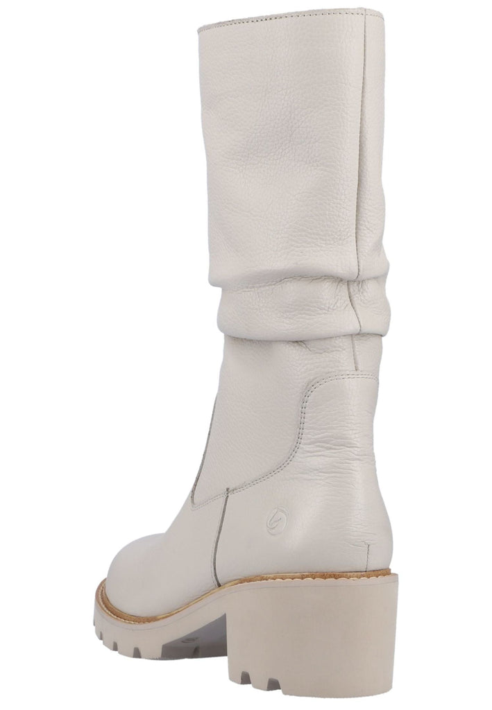 Remonte Stiefelette Glattleder Weiß Warmfutter