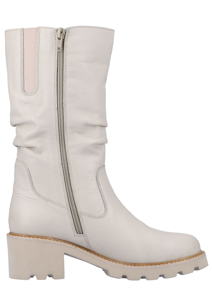 Remonte Stiefelette Glattleder Weiß Warmfutter