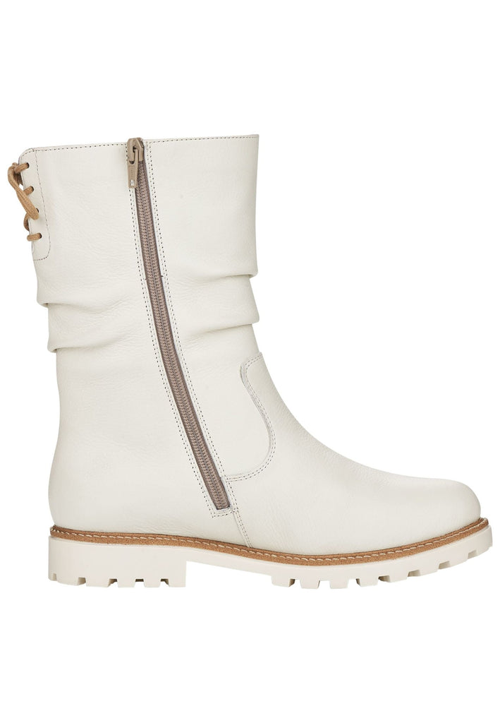 Remonte Stiefelette Glattleder Weiß Warmfutter