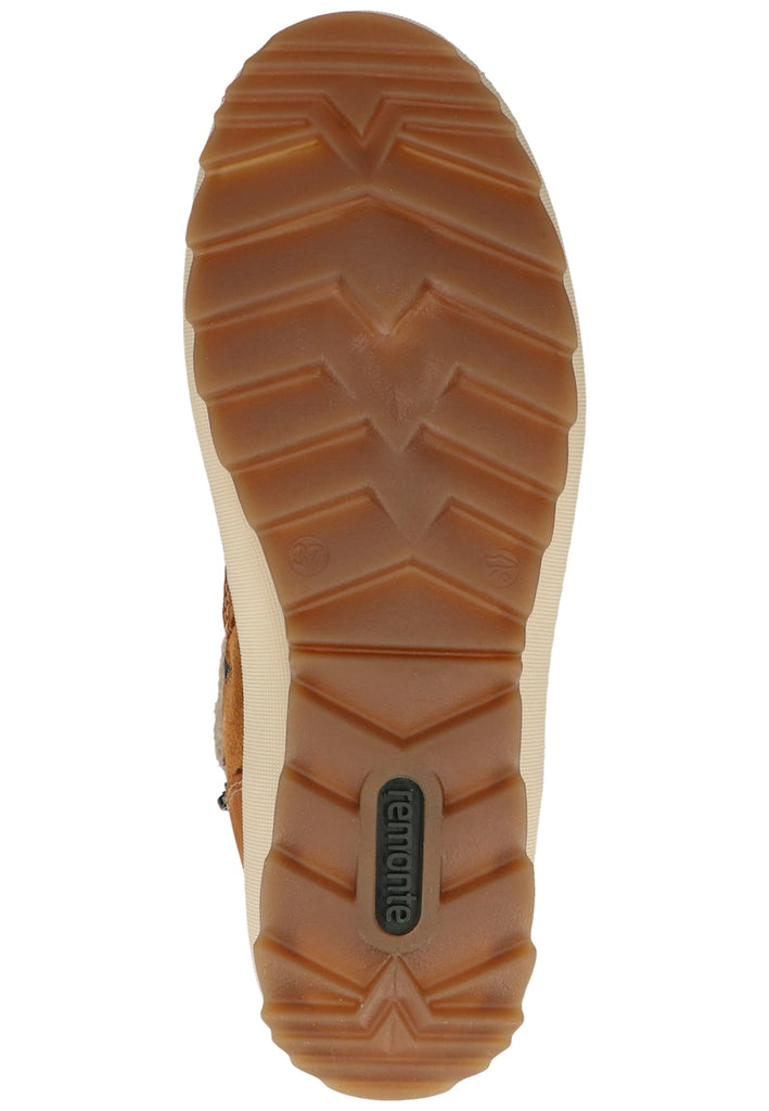 Remonte Stiefelette Leder Braun Warmfutter