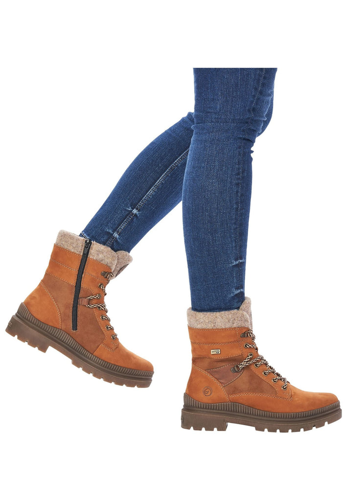 Remonte Stiefelette Leder Chestnut Warmfutter