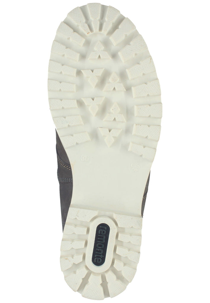 Remonte Stiefelette Leder Dunkelbraun Warmfutter