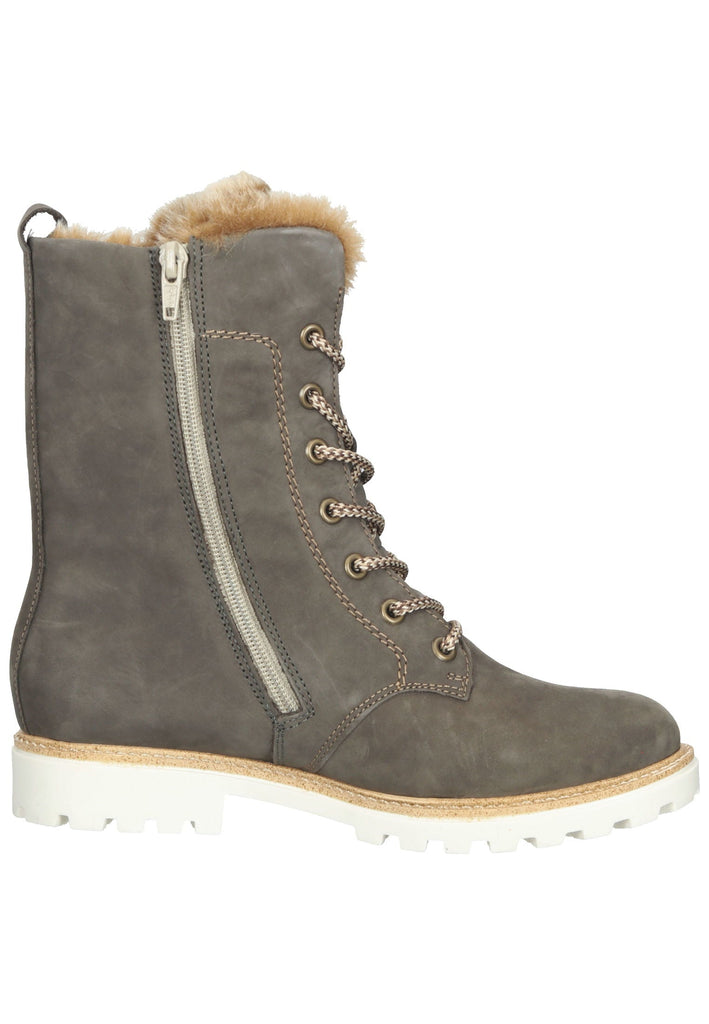 Remonte Stiefelette Leder Dunkelbraun Warmfutter