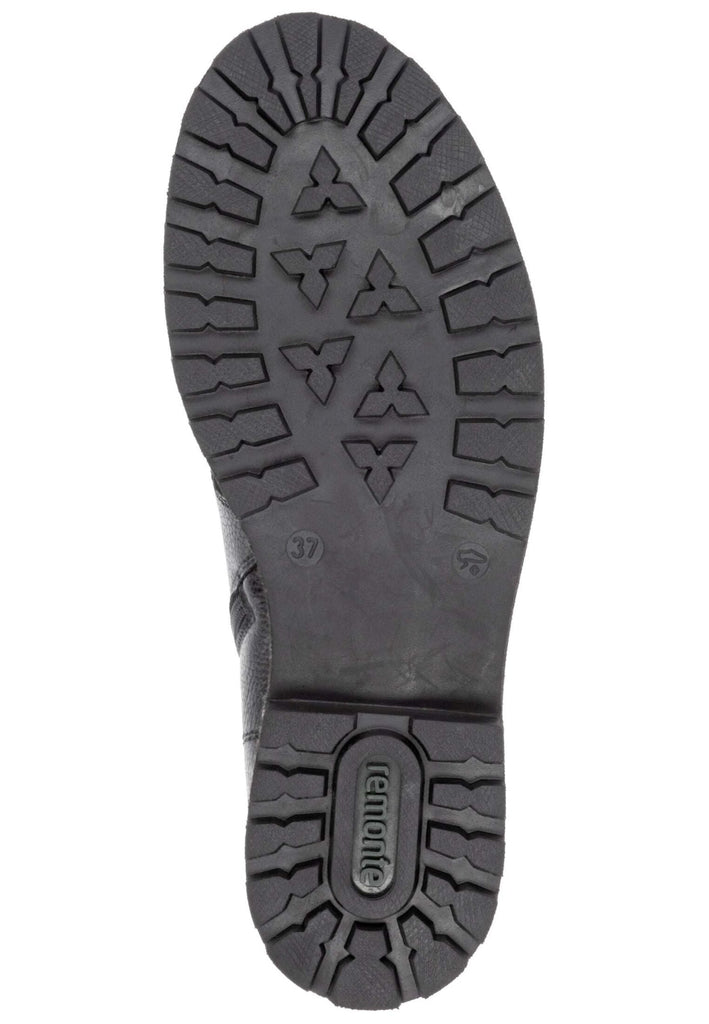 Remonte Stiefelette Leder/Fell Schwarz