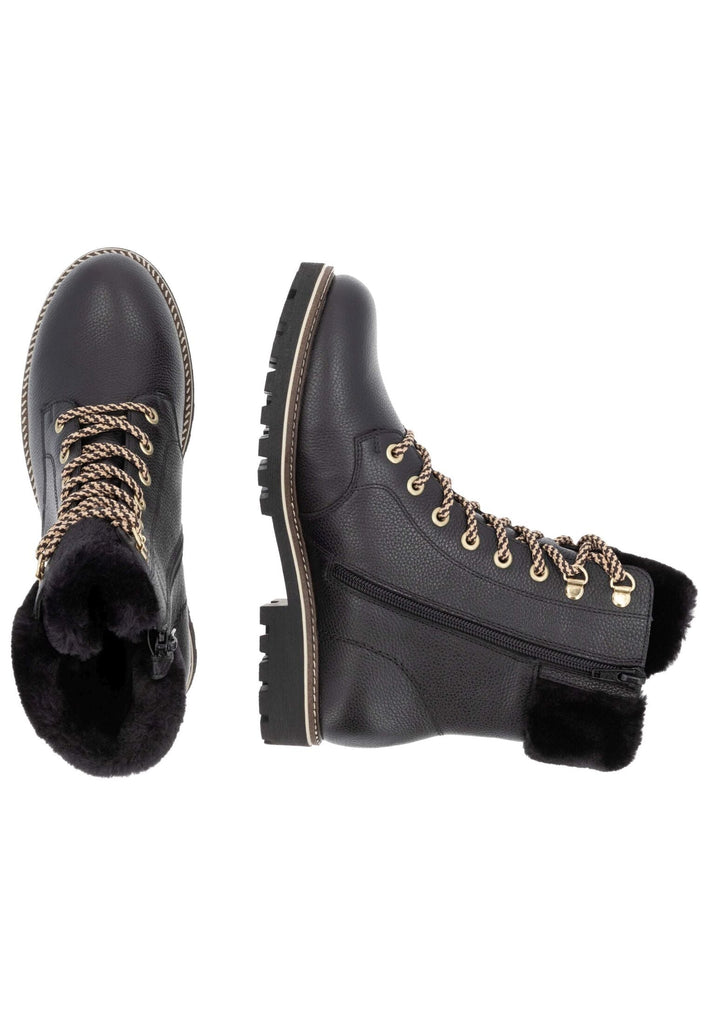 Remonte Stiefelette Leder/Fell Schwarz