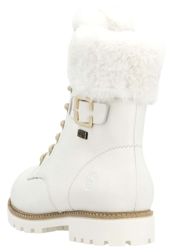 Remonte Stiefelette Leder/Fell Weiß