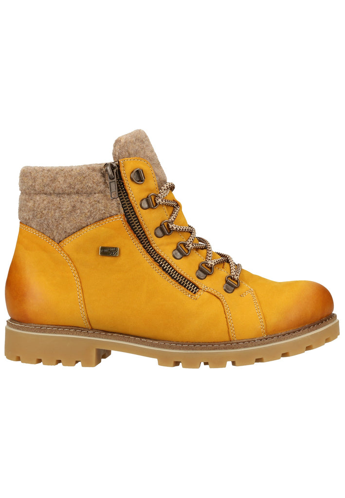 Remonte Stiefelette Leder Gelb Warmfutter