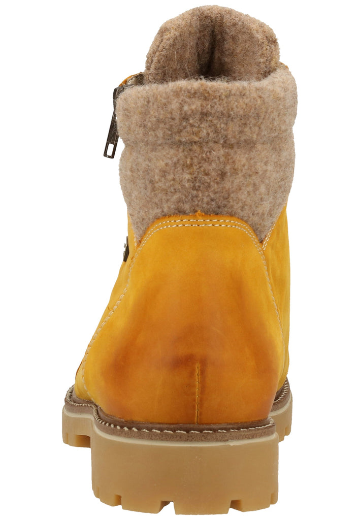 Remonte Stiefelette Leder Gelb Warmfutter