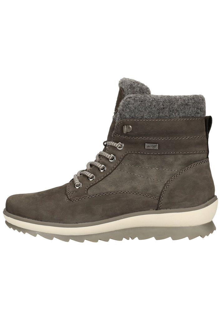 Remonte Stiefelette Leder Grau Warmfutter