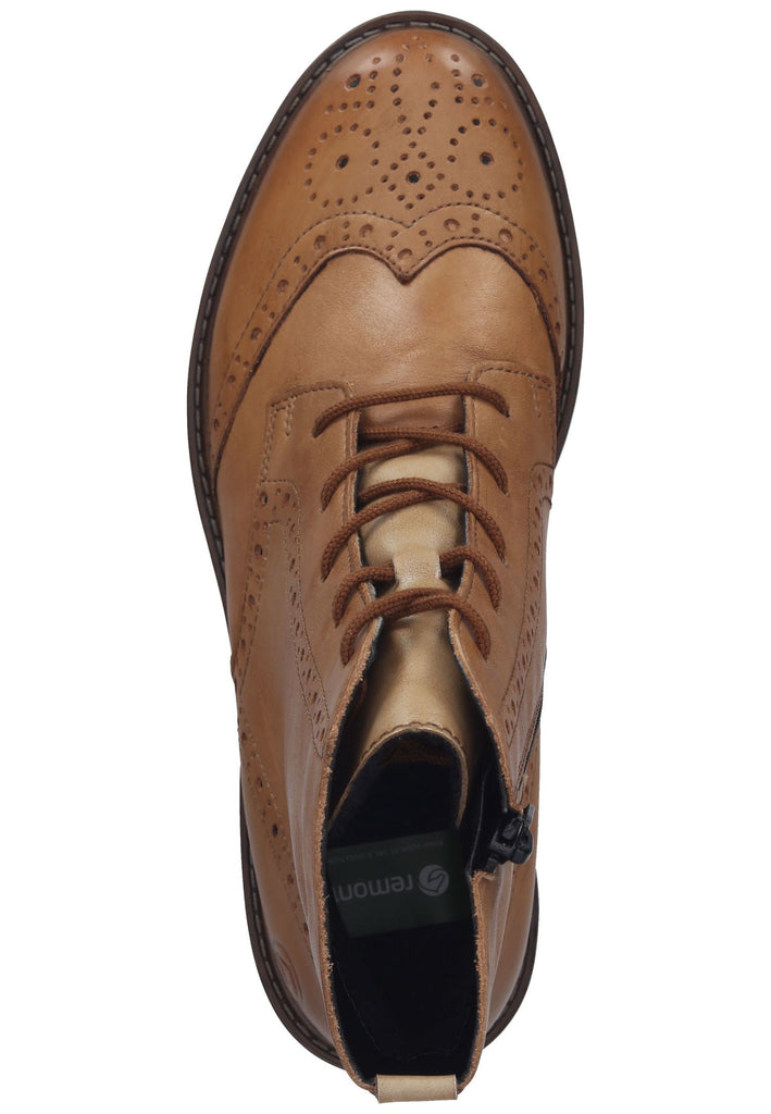 Remonte Stiefelette Leder Hellbraun