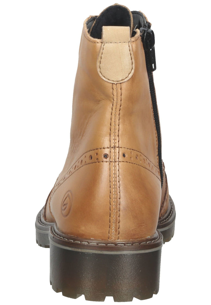Remonte Stiefelette Leder Hellbraun