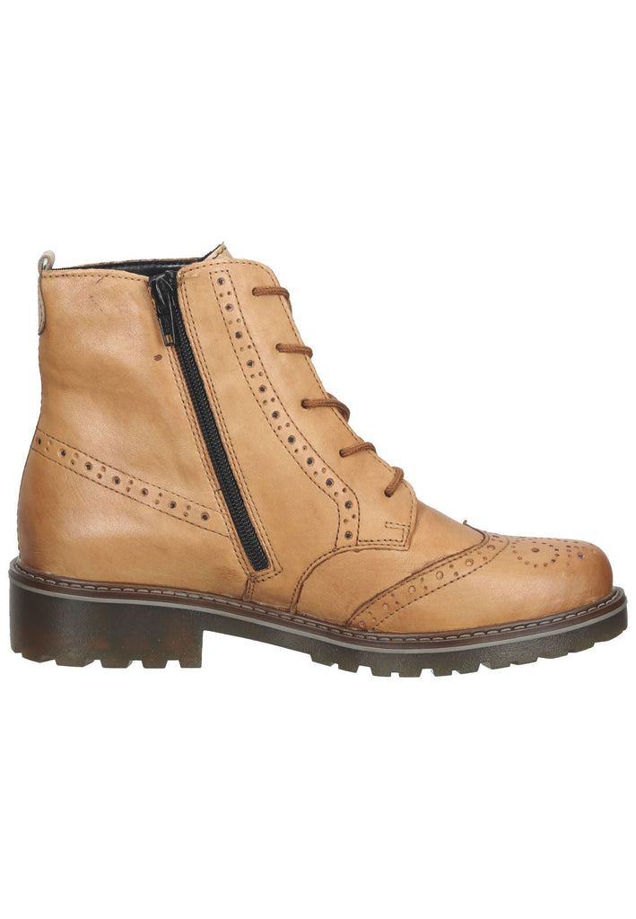 Remonte Stiefelette Leder Hellbraun