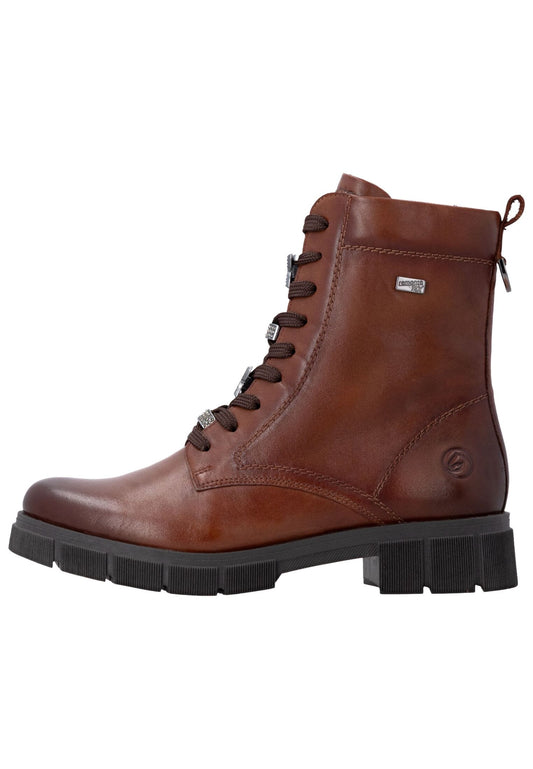 Remonte Stiefelette Leder Mittelbraun