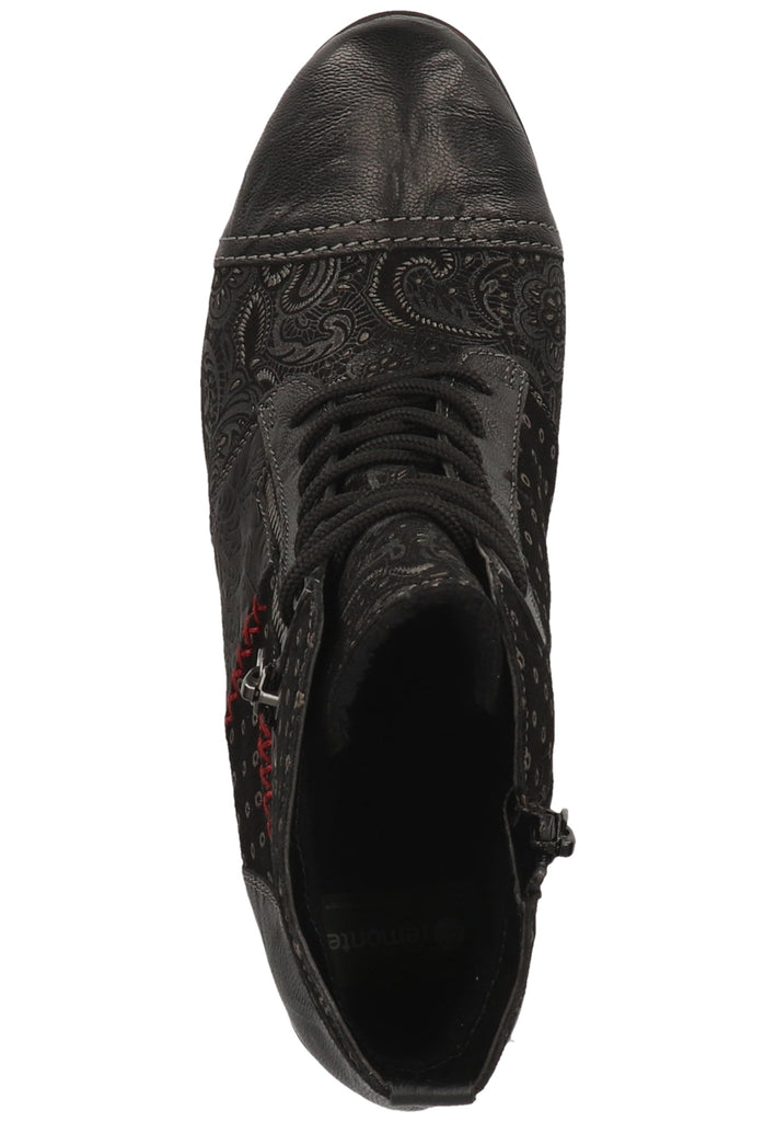 Remonte Stiefelette Leder Schwarz