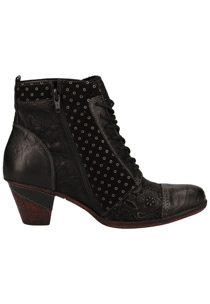 Remonte Stiefelette Leder Schwarz
