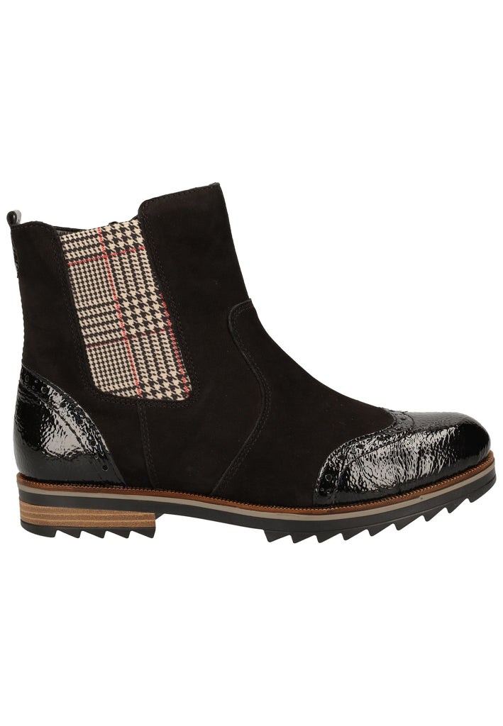 Remonte Stiefelette Leder Schwarz