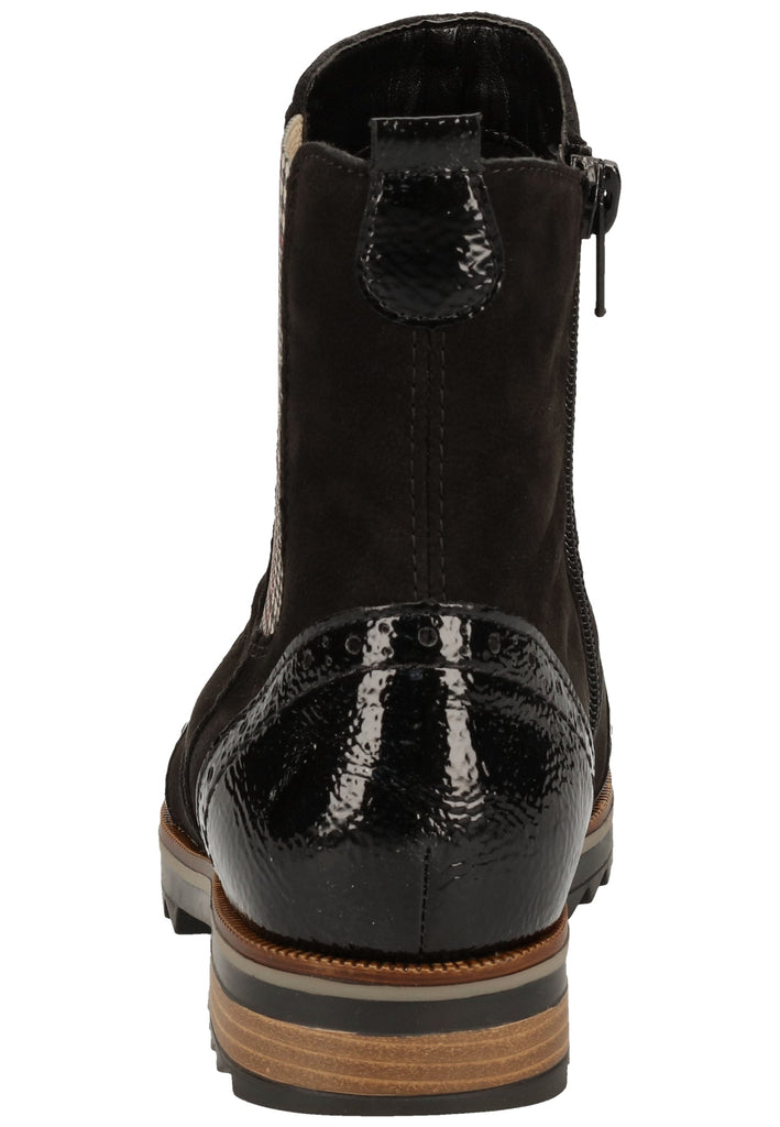 Remonte Stiefelette Leder Schwarz