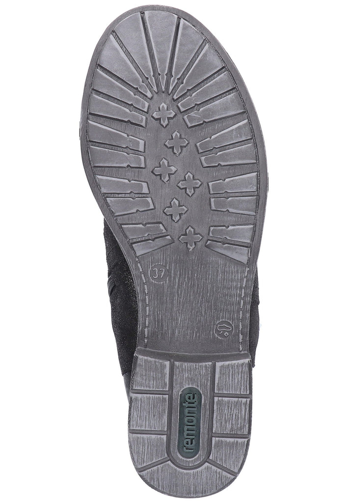 Remonte Stiefelette Leder Schwarz