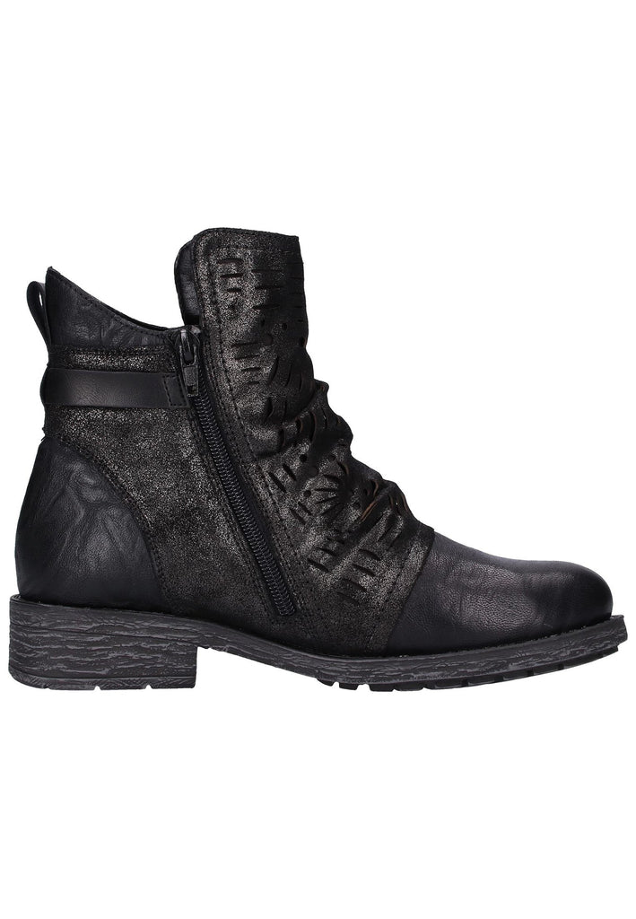 Remonte Stiefelette Leder Schwarz