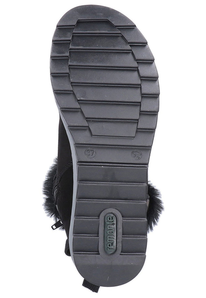 Remonte Stiefelette Leder Schwarz