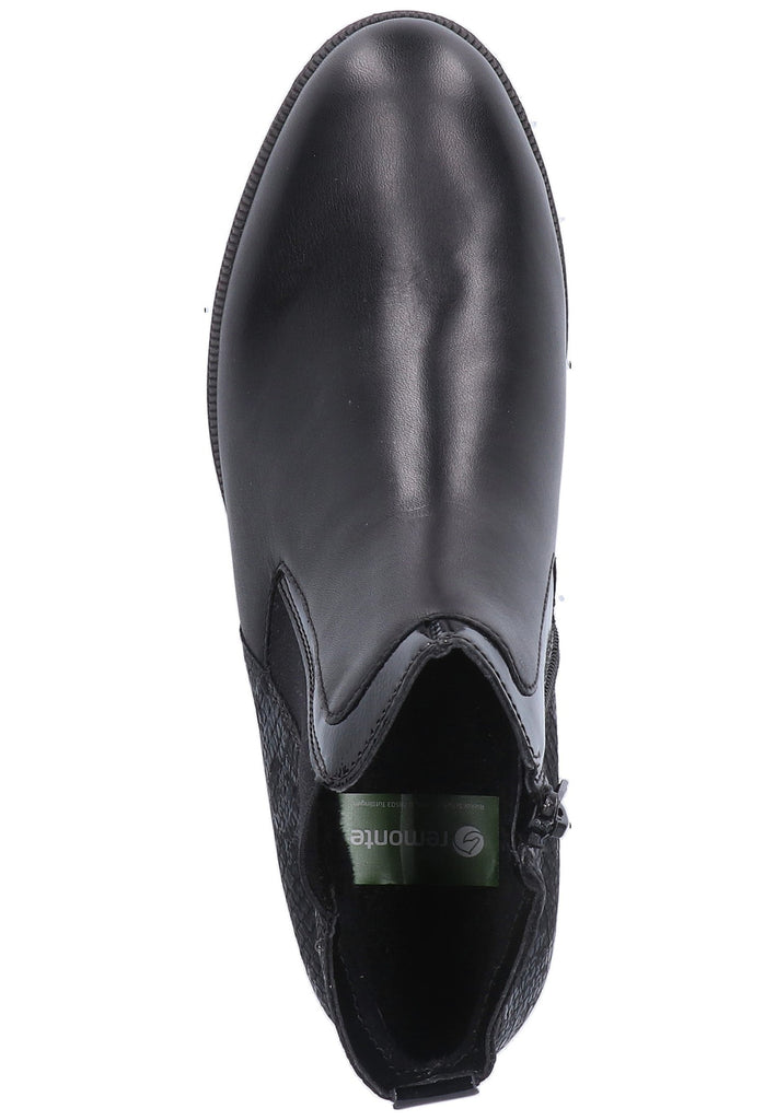 Remonte Stiefelette Leder Schwarz
