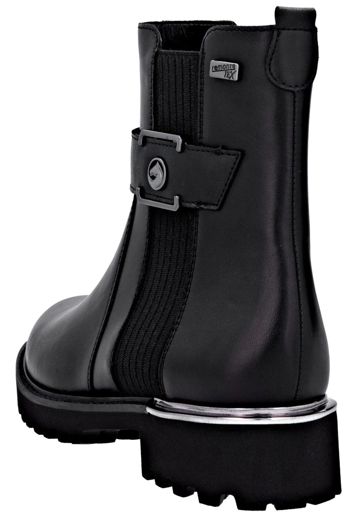 Remonte Stiefelette Leder Schwarz/Schwarz