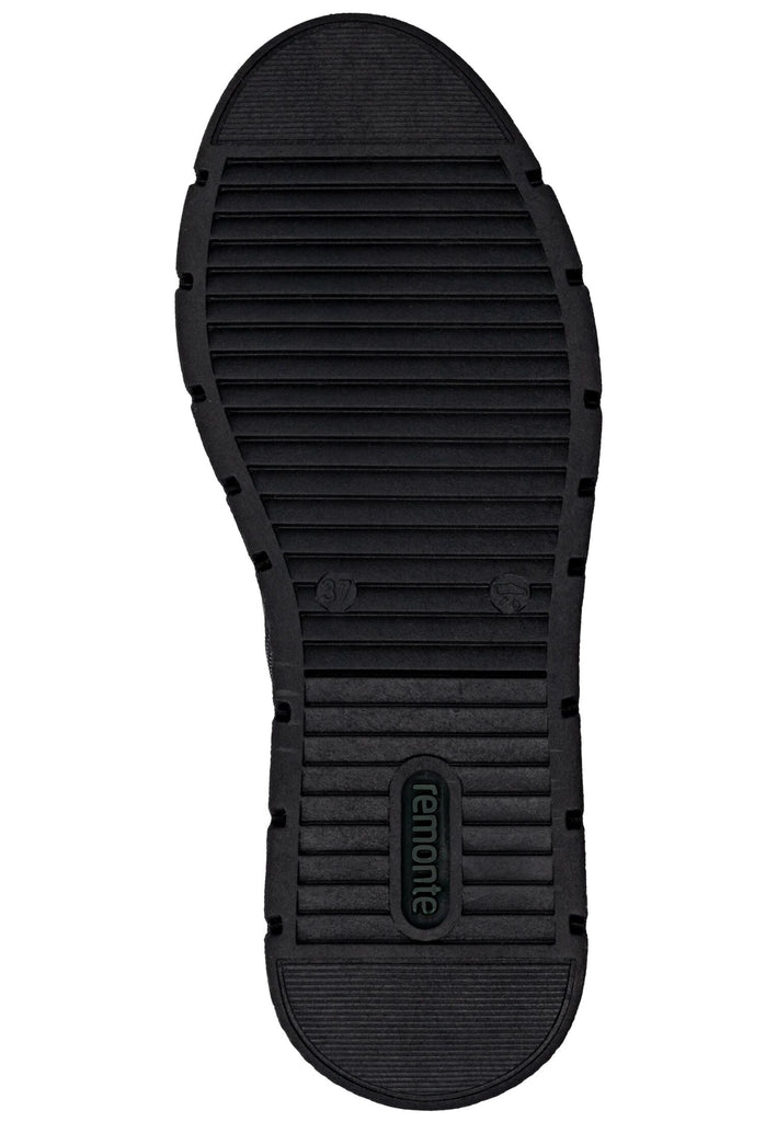 Remonte Stiefelette Leder Schwarz/Schwarz Warmfutter