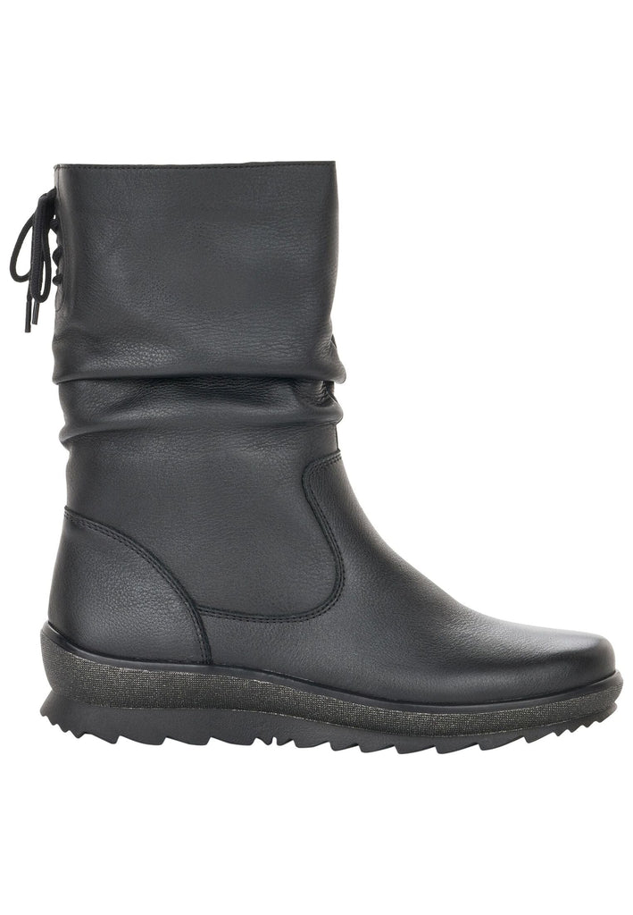 Remonte Stiefelette Leder Schwarz/Schwarz Warmfutter