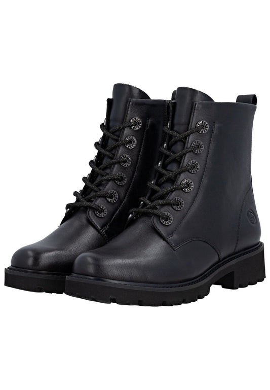 Remonte Stiefelette Leder Schwarz/Schwarz Warmfutter
