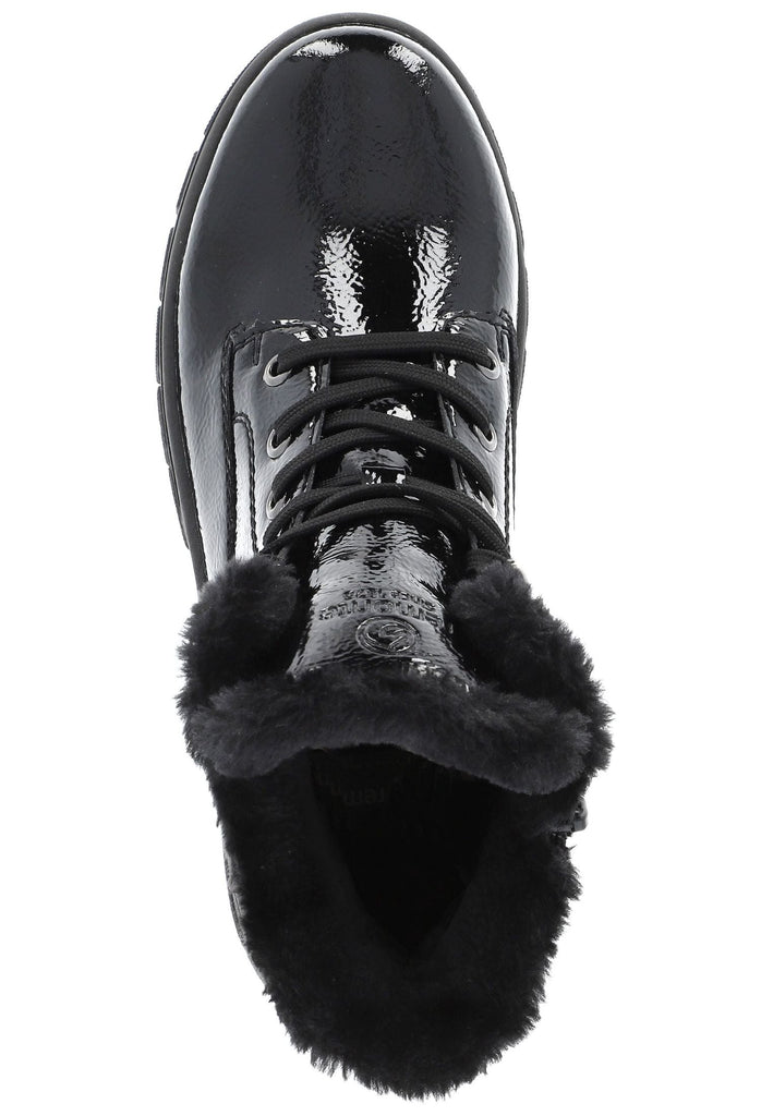 Remonte Stiefelette Leder Schwarz Warmfutter