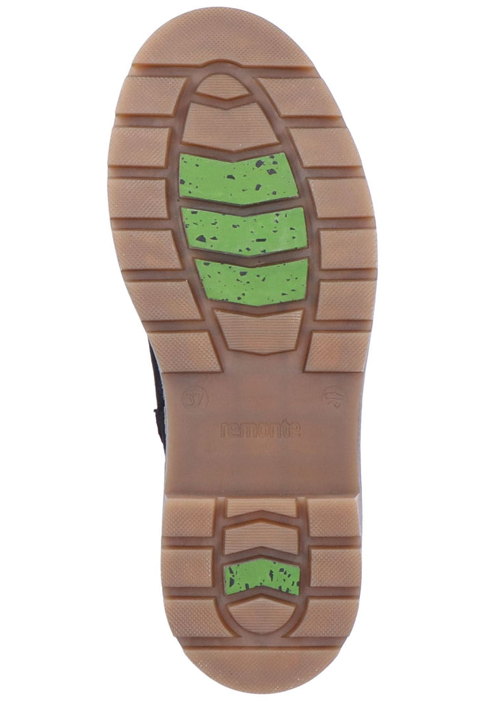 Remonte Stiefelette Leder Schwarz Warmfutter