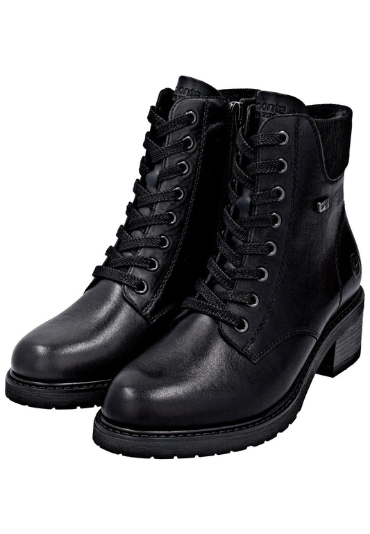 Remonte Stiefelette Leder/Synthetik Schwarz/Schwarz