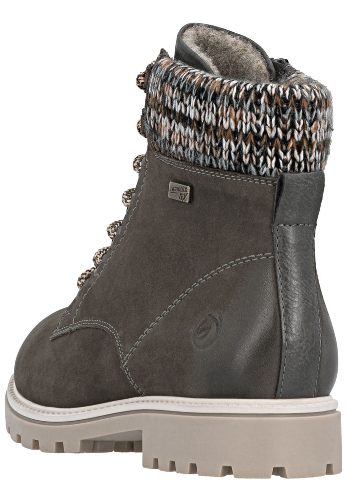 Remonte Stiefelette Leder/Synthetik Smoke Warmfutter
