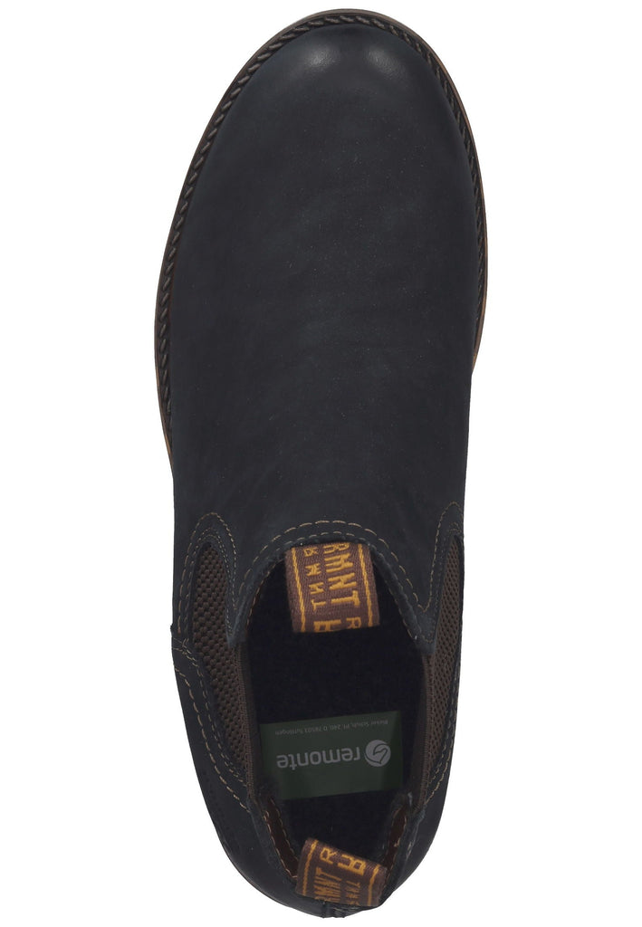 Remonte Stiefelette Leder/Textil Blau/Braun