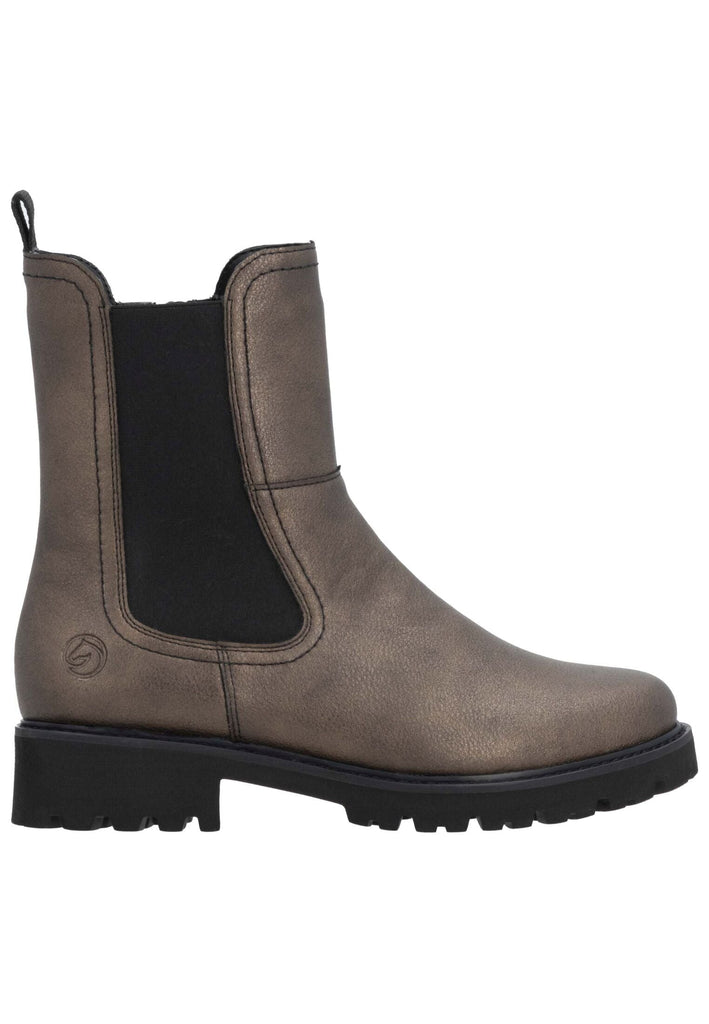 Remonte Stiefelette Leder/Textil Bronze