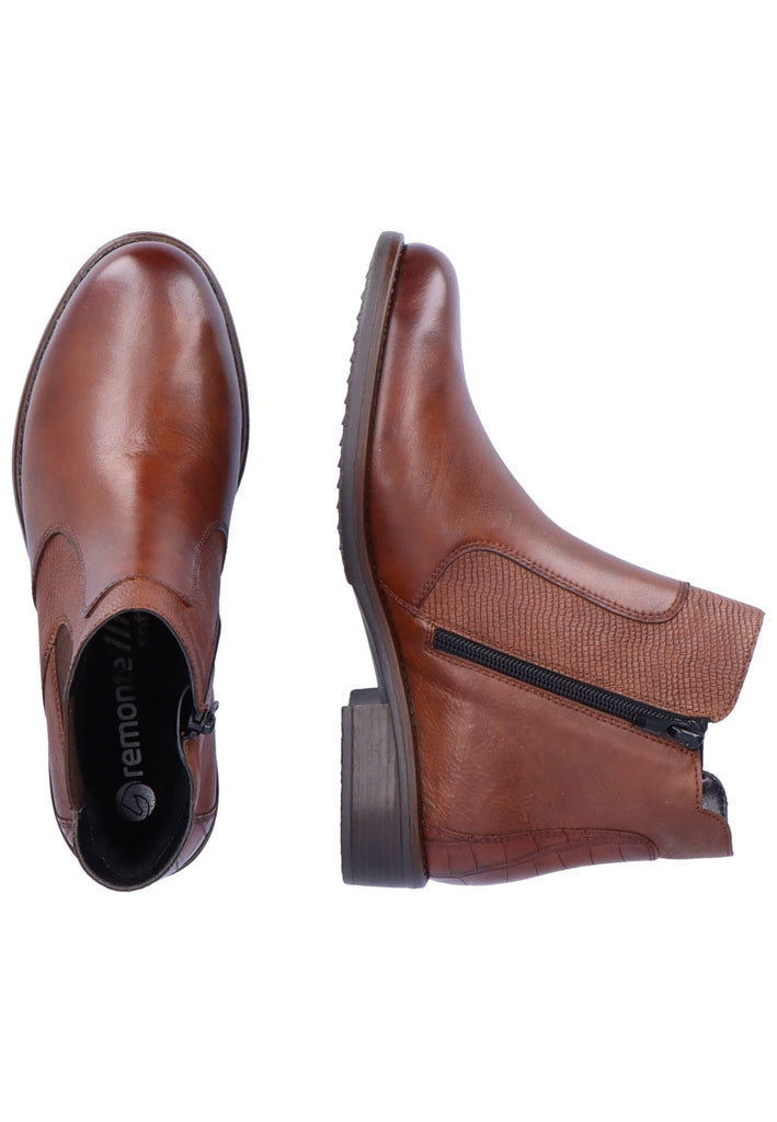 Remonte Stiefelette Leder/Textil Chestnut