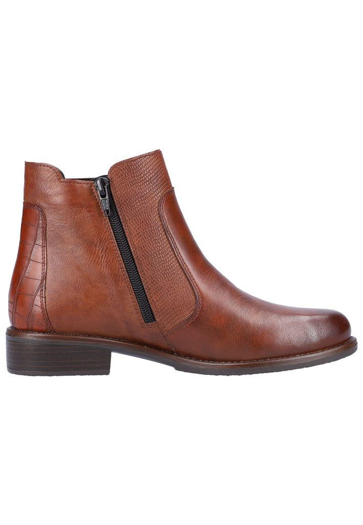 Remonte Stiefelette Leder/Textil Chestnut