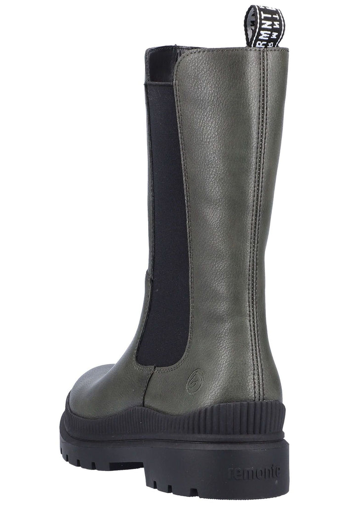 Remonte Stiefelette Leder/Textil Grau Warmfutter