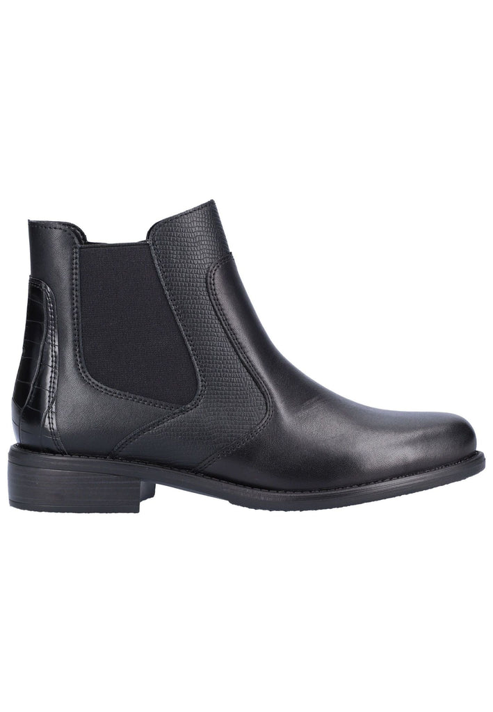 Remonte Stiefelette Leder/Textil Schwarz
