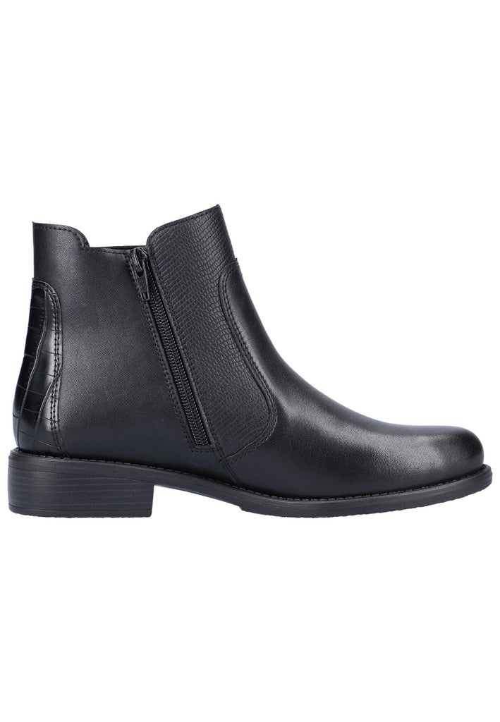 Remonte Stiefelette Leder/Textil Schwarz