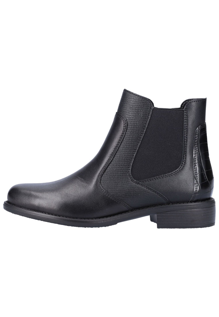 Remonte Stiefelette Leder/Textil Schwarz