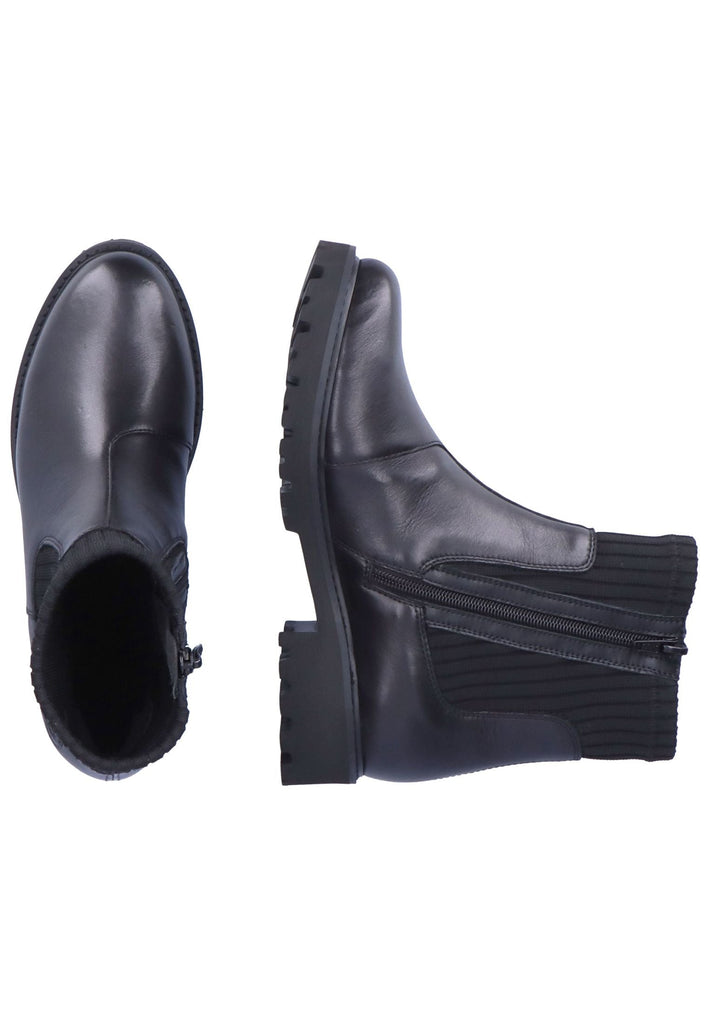 Remonte Stiefelette Leder/Textil Schwarz