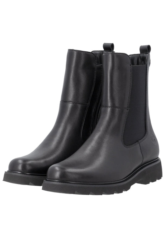 Remonte Stiefelette Leder/Textil Schwarz