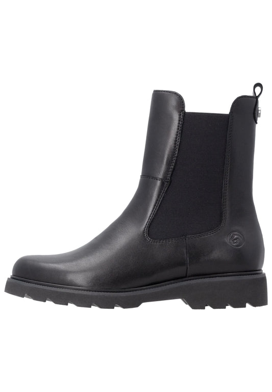 Remonte Stiefelette Leder/Textil Schwarz