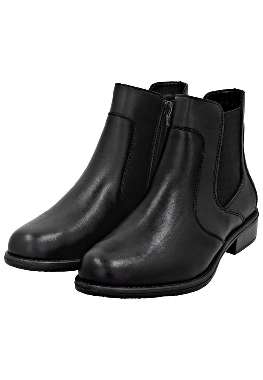 Remonte Stiefelette Leder/Textil Schwarz