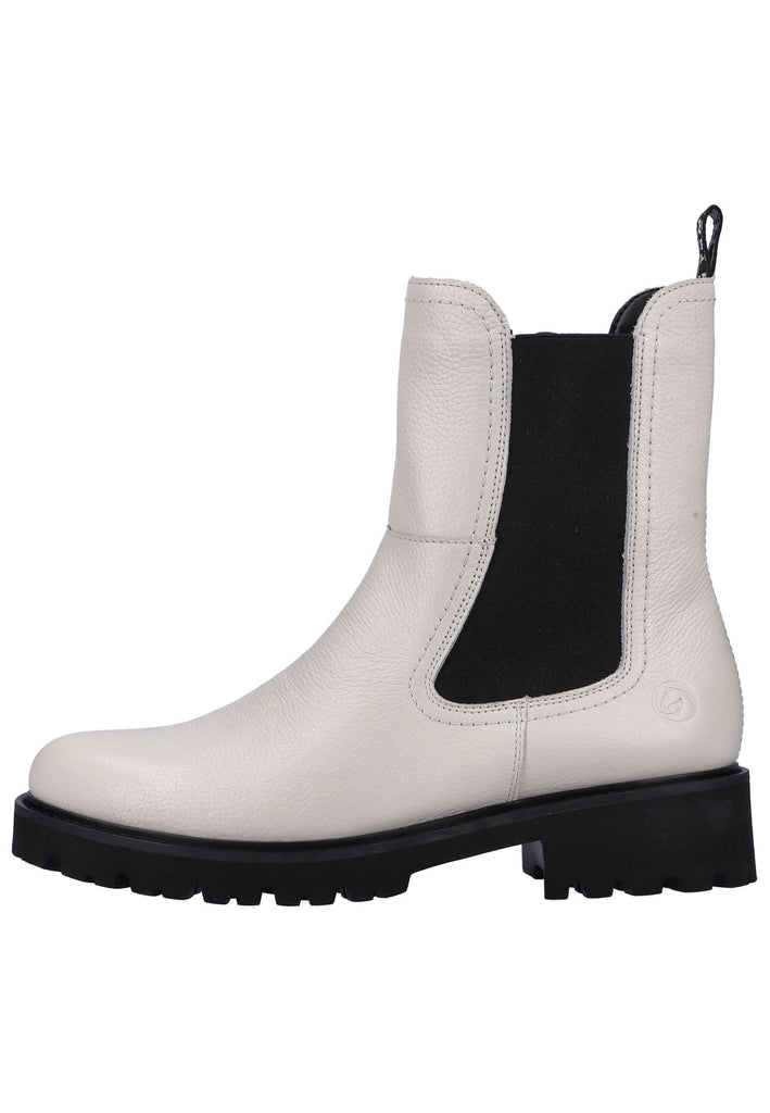 Remonte Stiefelette Leder/Textil Weiß