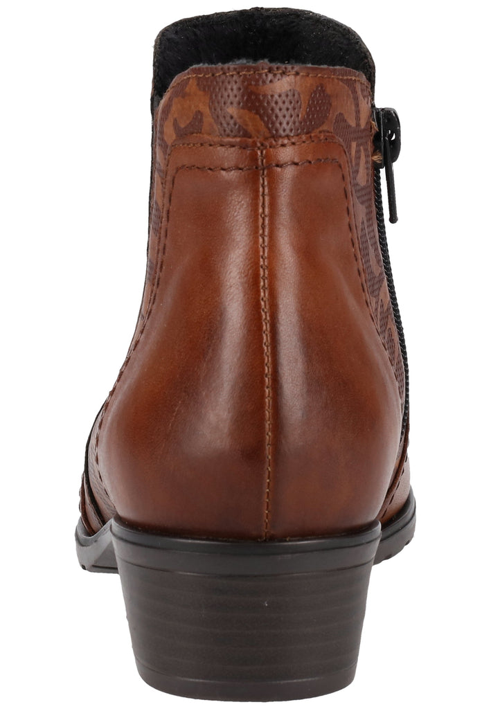 Remonte Stiefelette Lederimitat Braun